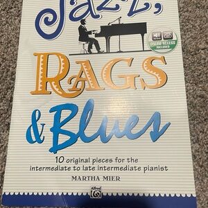 Alfred Jazz, Rags & Blues Book in Blue and Orange